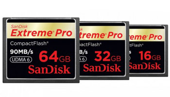 sandisk extreme pro compactflash memory card