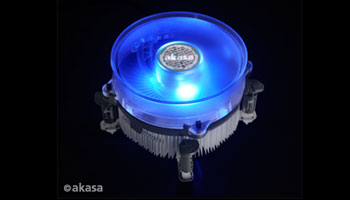 akasa blue led cooler
